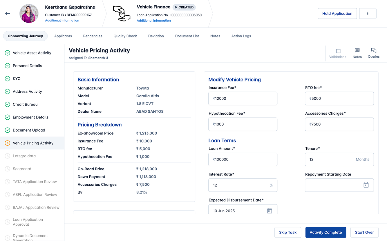 Vehicle Loan Management System, Vehicle Loan Management Software